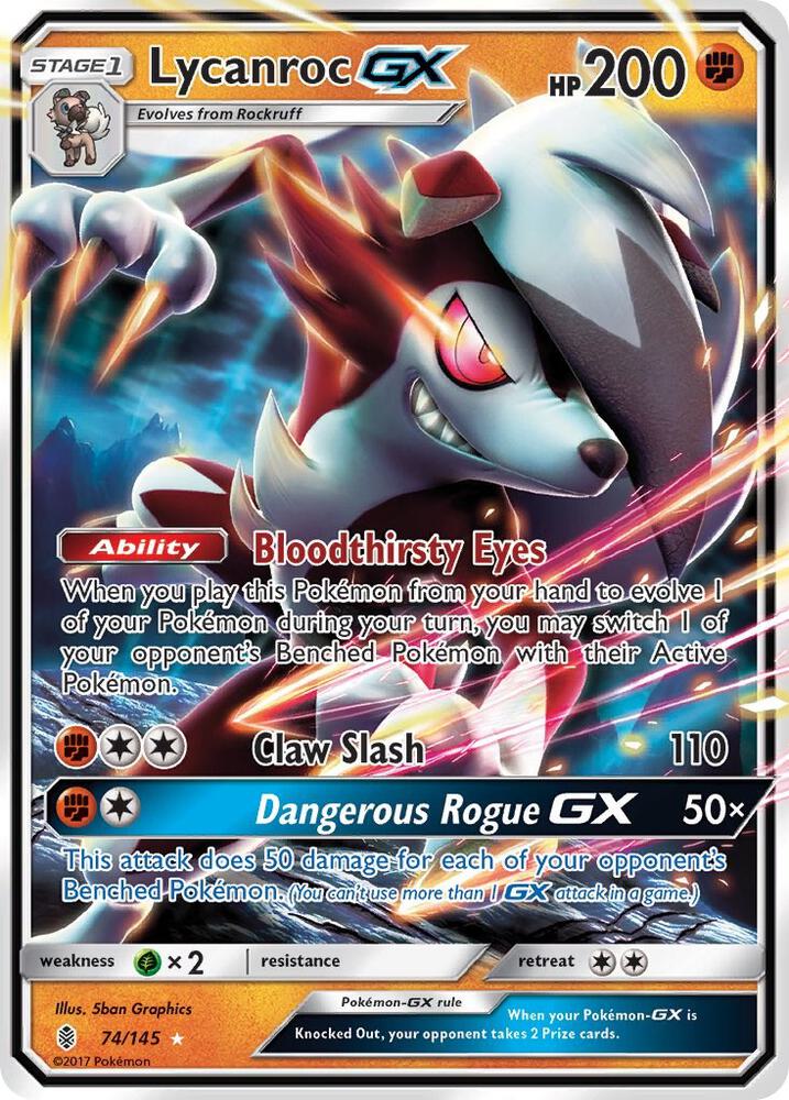 GRI 74/145 Lycanroc GX SR