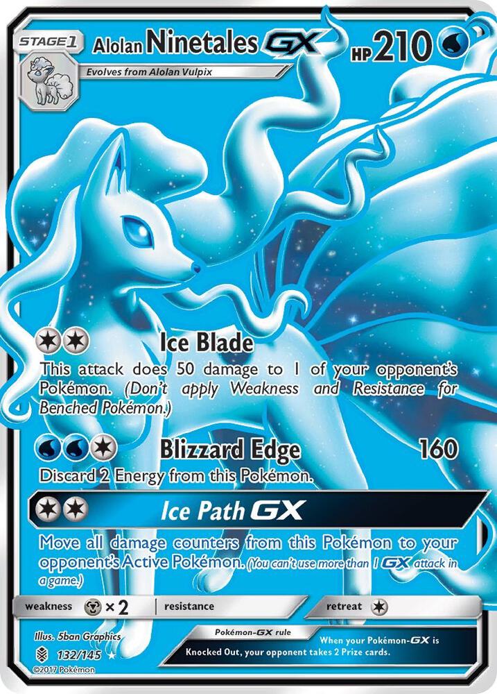 GRI 132/145 Alolan Ninetales GX SR