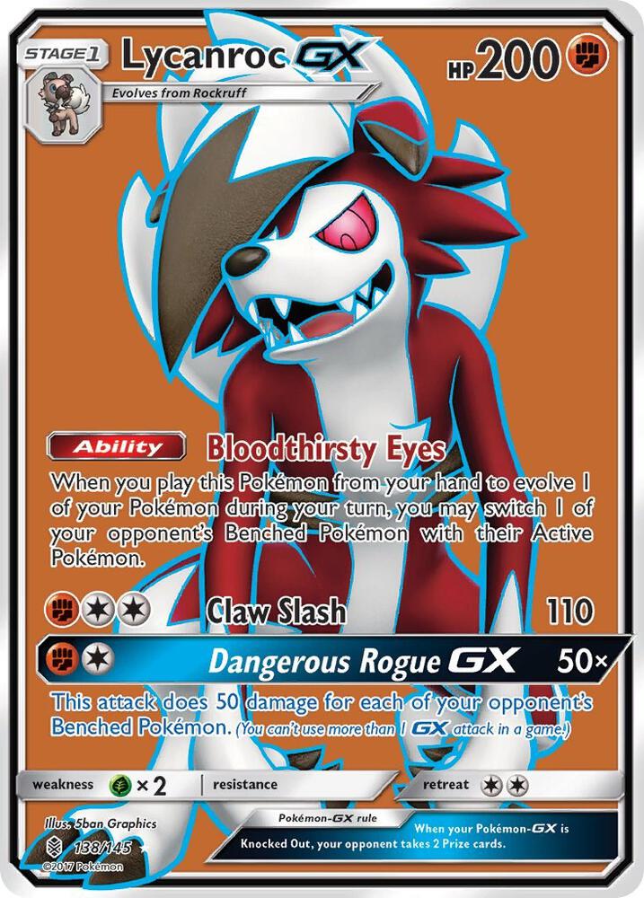 GRI 138/145 Lycanroc GX SR