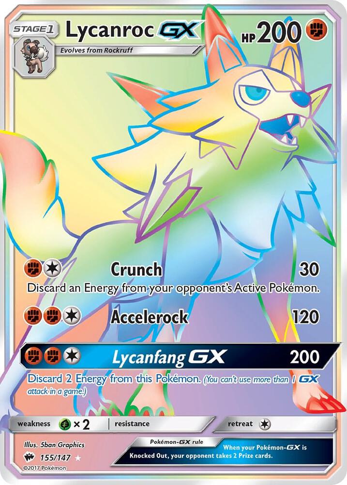 BUS 155/147 Lycanroc GX SR