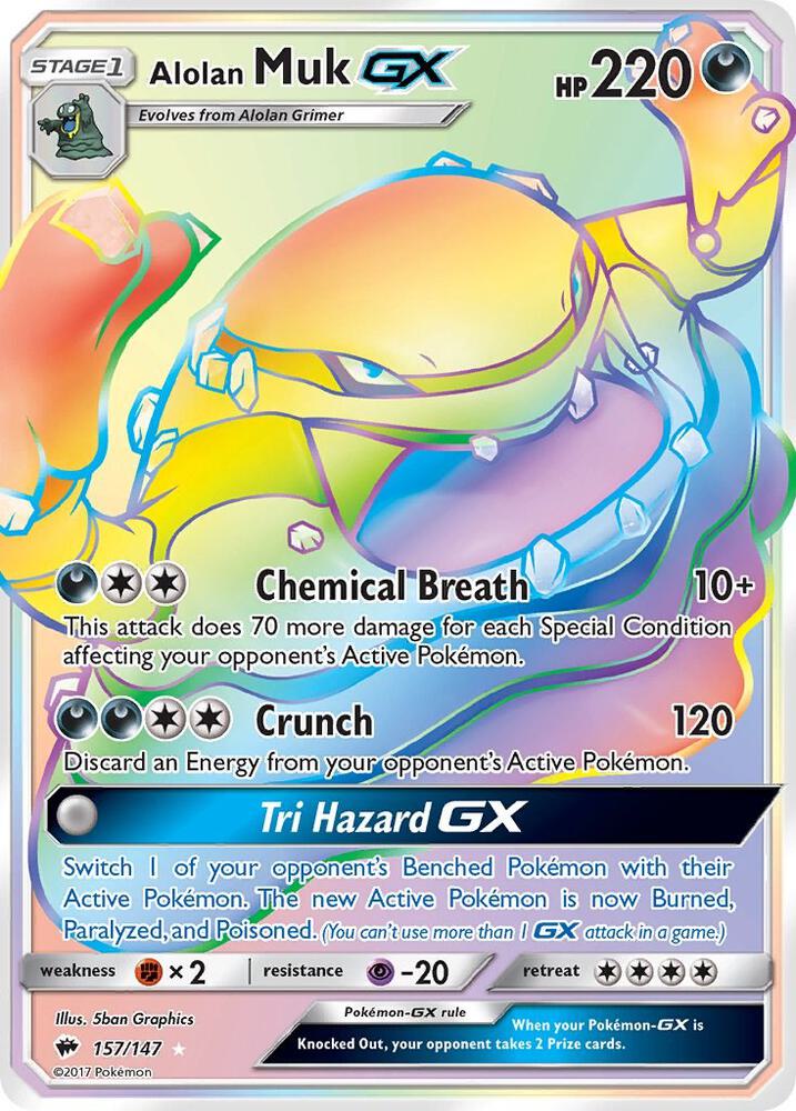 BUS 157/147 Alolan Muk GX SR