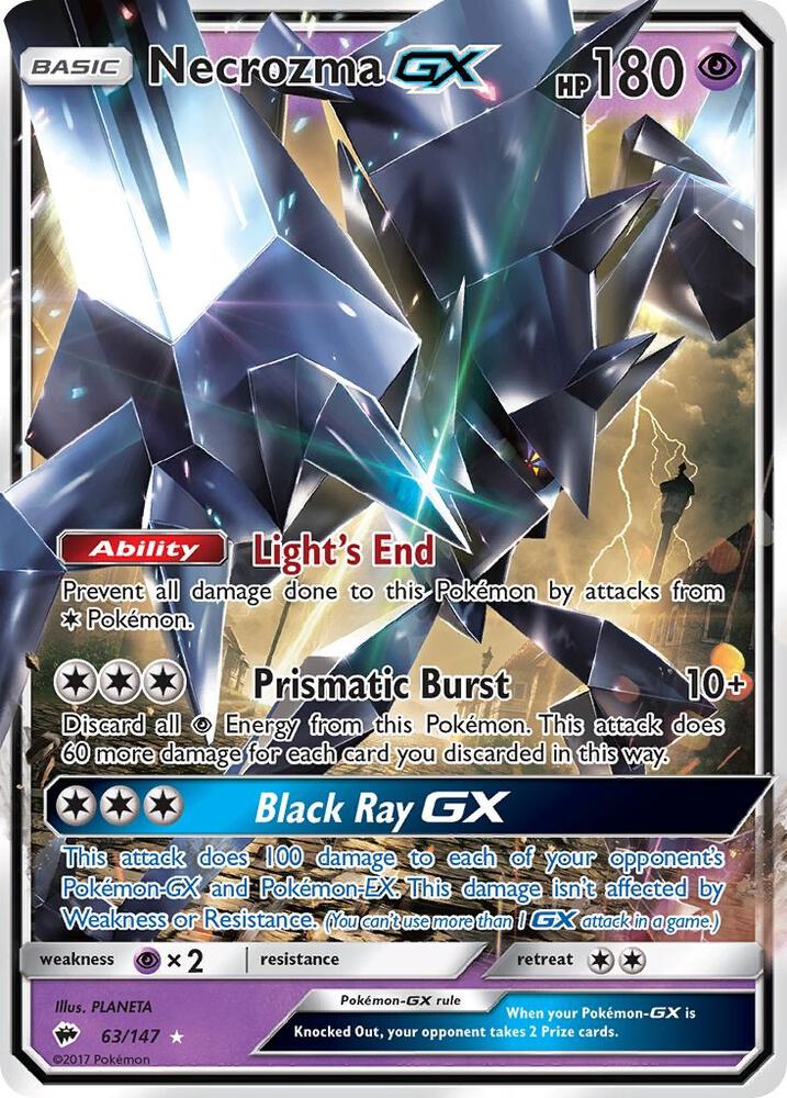 BUS 63/147 Necrozma GX SR