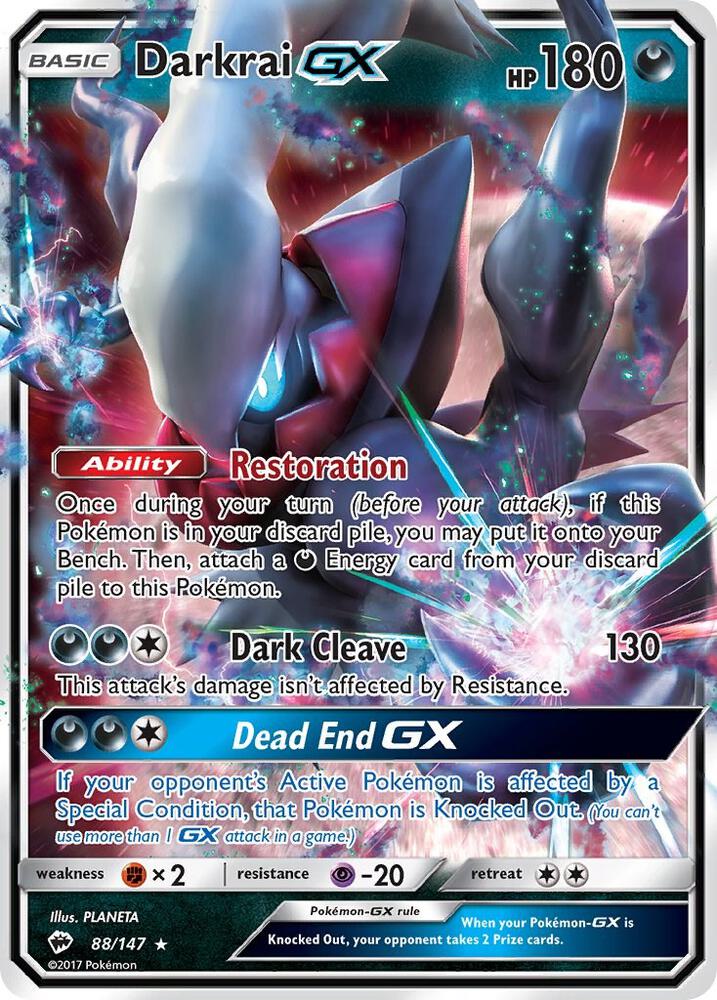 BUS 88/147 Darkrai GX SR