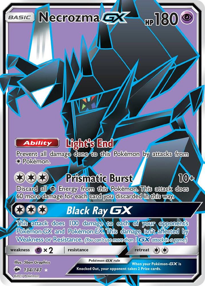 BUS 134/147 Necrozma GX SR