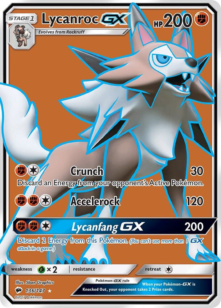 BUS 136/147 Lycanroc GX SR