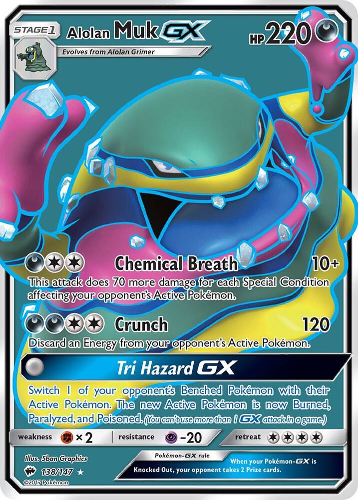 BUS 138/147 Alolan Muk GX SR