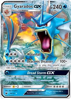 CIN 18/111 Gyarados GX SR