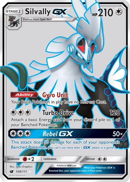 CIN 108/111 Silvally GX SR