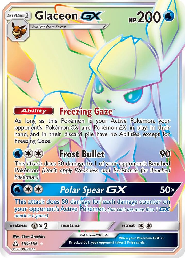 UPR 159/156 Glaceon GX SR