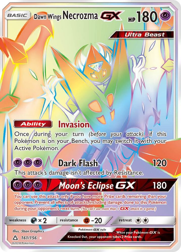 UPR 161/156 Dawn Wings Necrozma GX SR