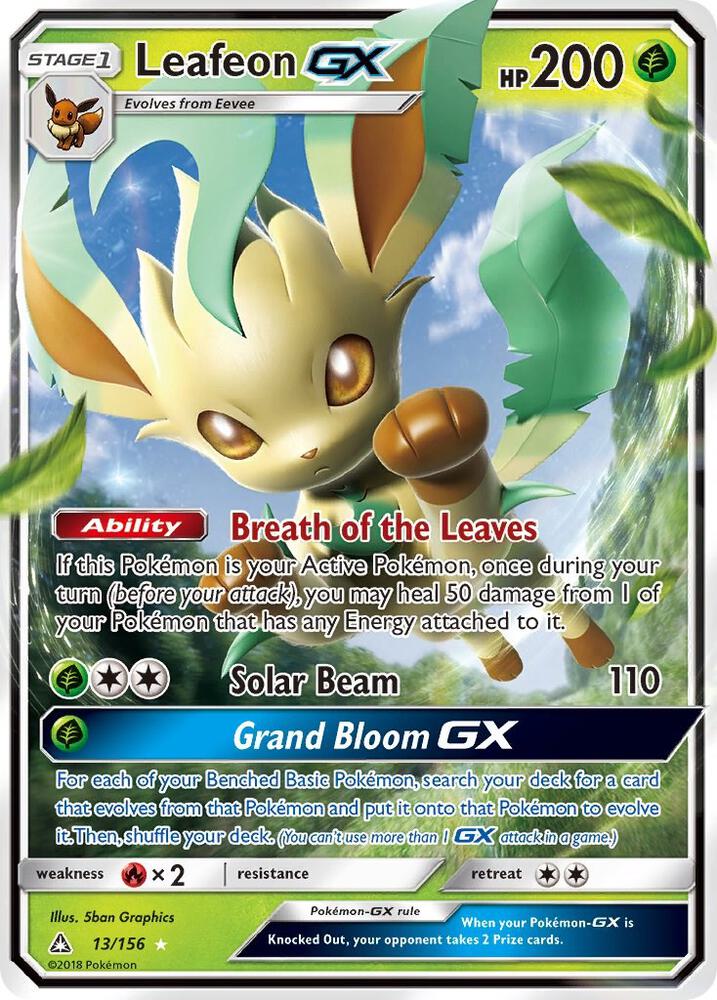 UPR 13/156 Leafeon GX SR