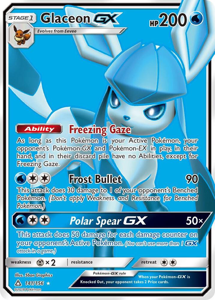 UPR 141/156 Glaceon GX SR
