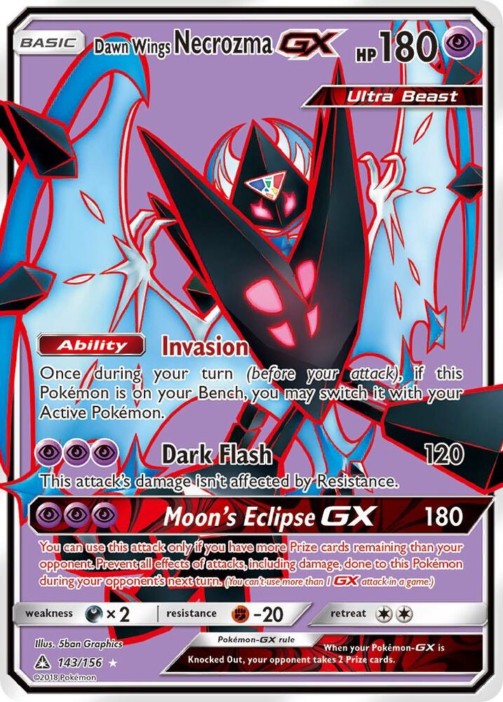 UPR 143/156 Dawn Wings Necrozma GX SR