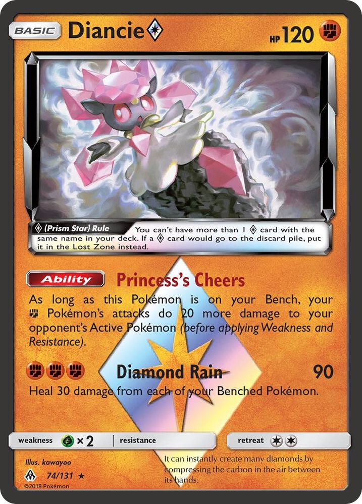FLI 74/131 Diancie Prism Star RP
