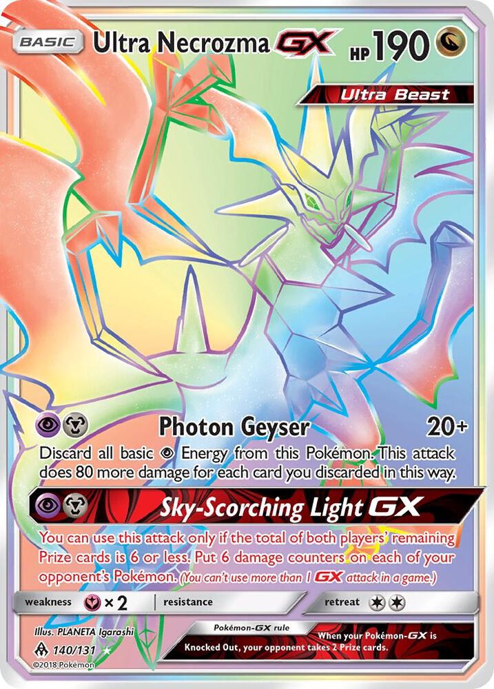 FLI 140/131 Ultra Necrozma GX SR