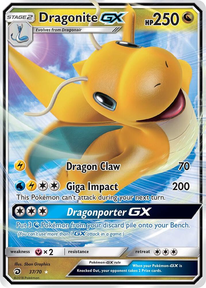 DRM 37/70 Dragonite GX SR