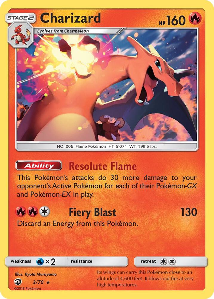 [Reverse Holo] DRM 3/70 Charizard RH