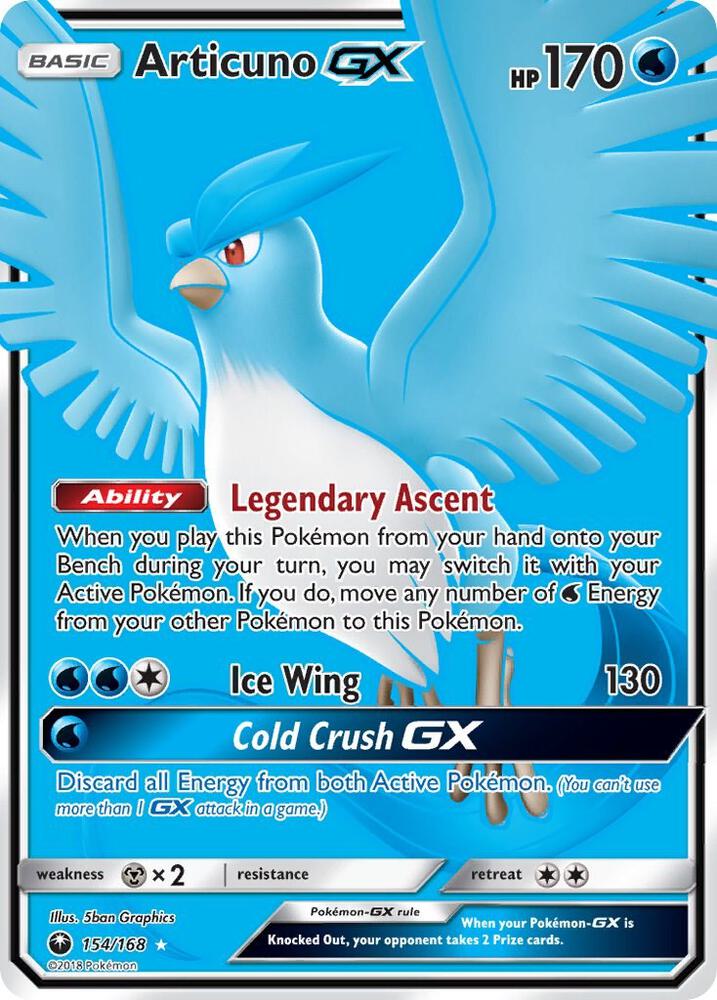 CES 154/168 Articuno GX SR