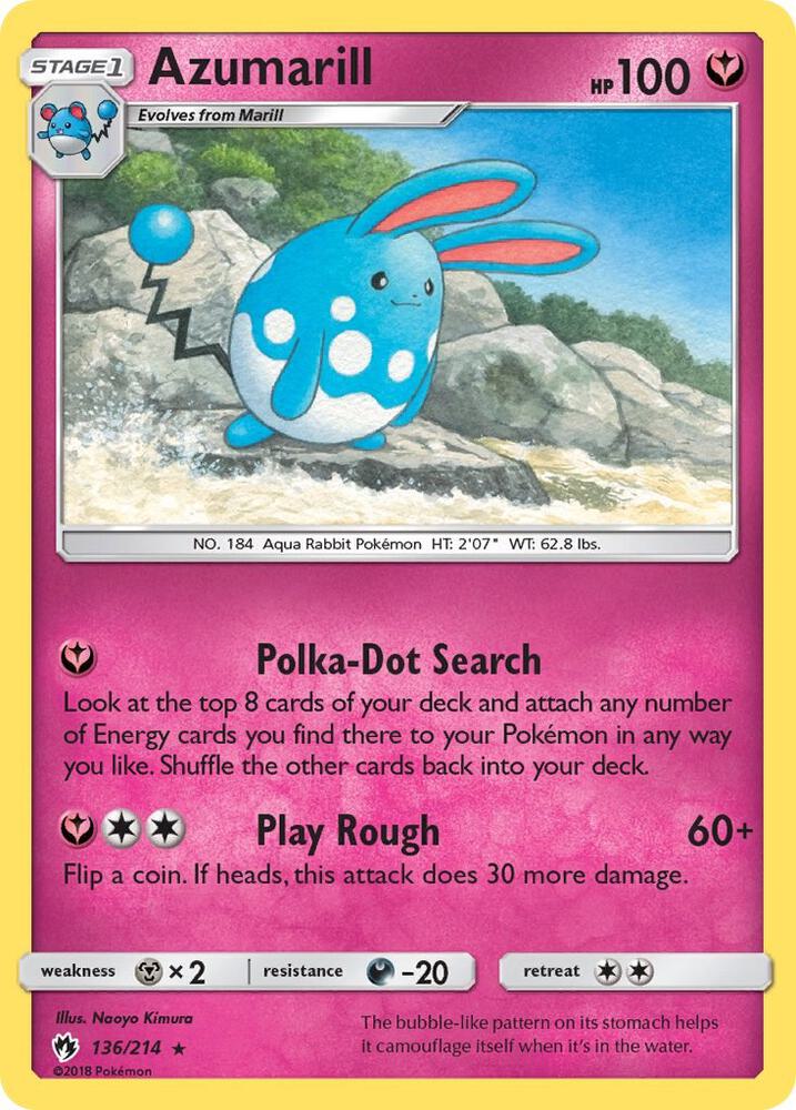 [Reverse Holo] LOT 136/214 Azumarill R