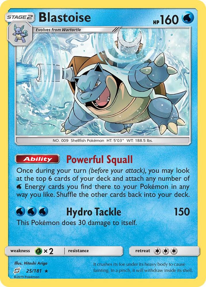 TEU 25/181 Blastoise R