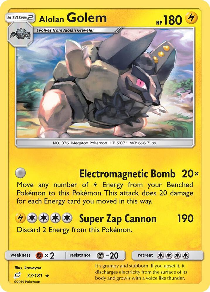 TEU 37/181 Alolan Golem R