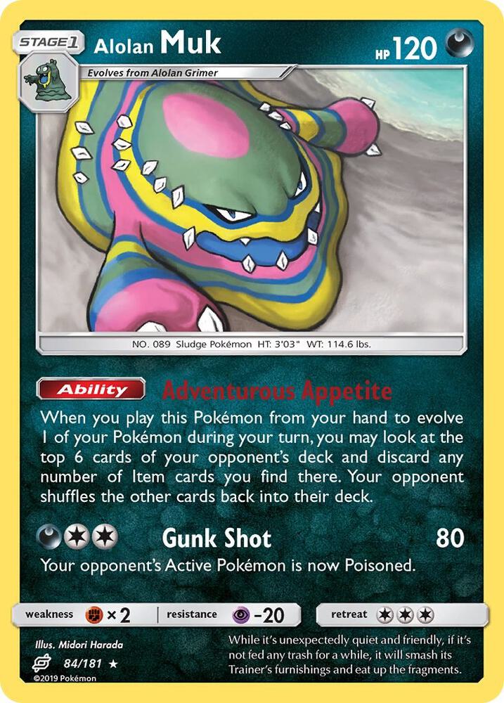 TEU 84/181 Alolan Muk R
