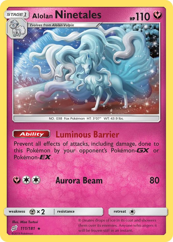 TEU 111/181 Alolan Ninetales RH