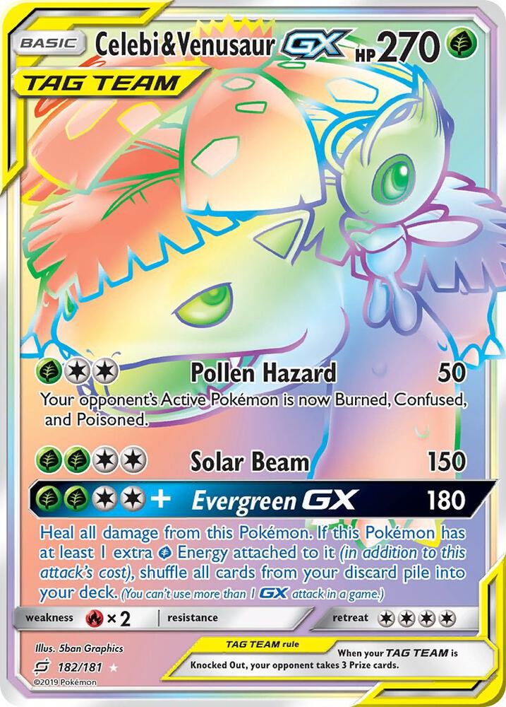 TEU 182/181 Celebi & Venusaur GX SR