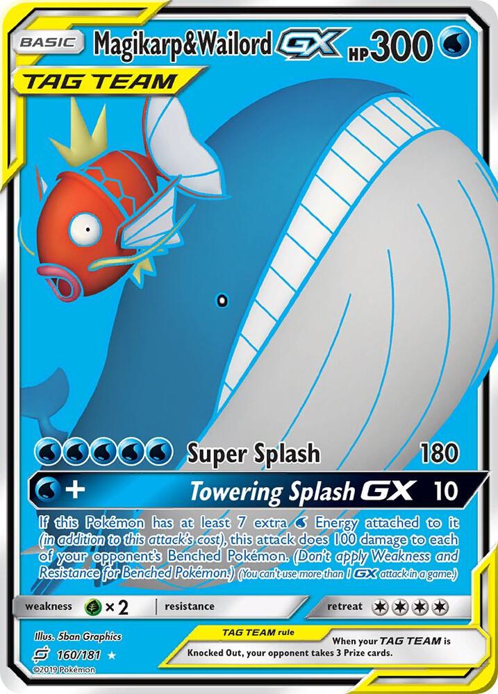 TEU 160/181 Magikarp & Wailord GX SR