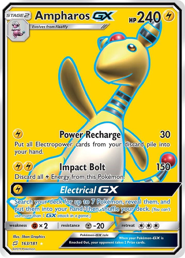 TEU 163/181 Ampharos GX SR