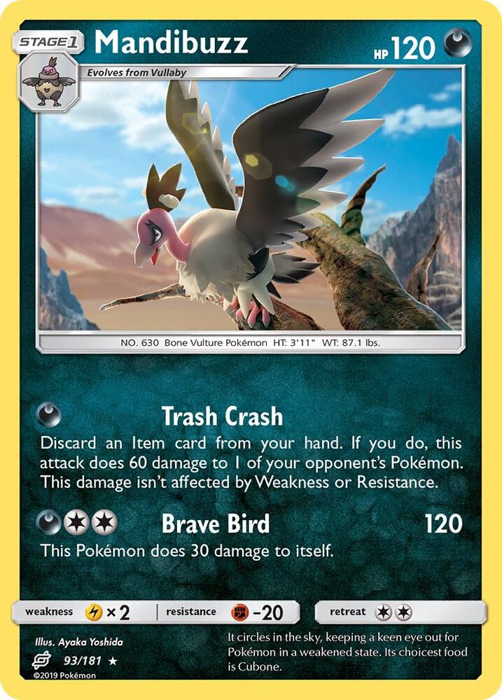 [Reverse Holo] TEU 93/181 Mandibuzz R