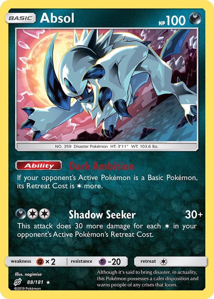 [Reverse Holo] TEU 88/181 Absol RH