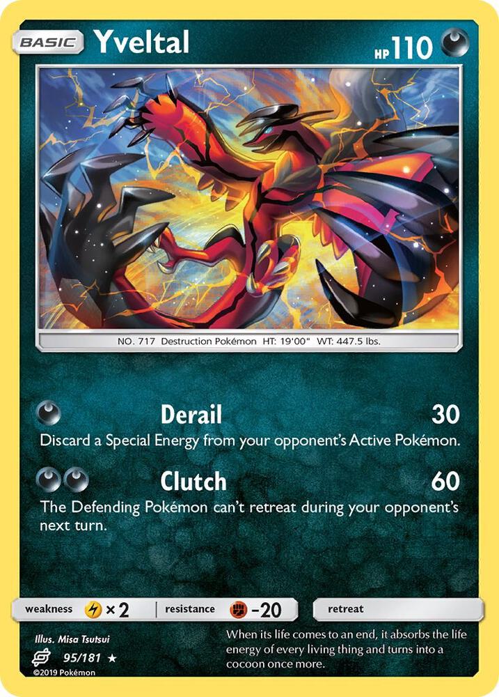 [Reverse Holo] TEU 95/181 Yveltal RH