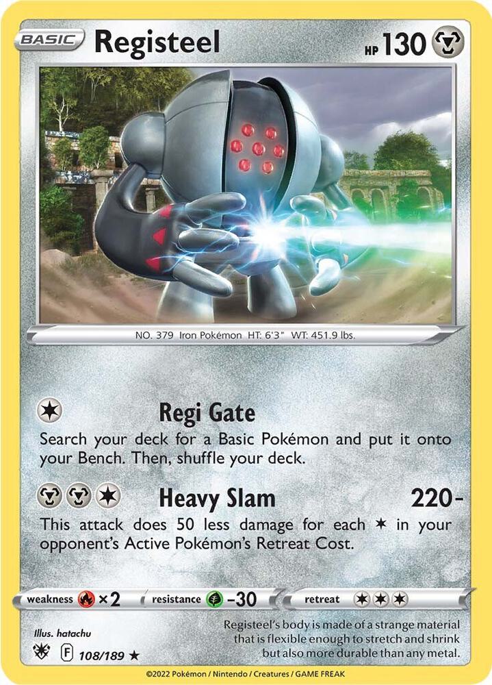 [Reverse Holo] ASR 108/189 Registeel R