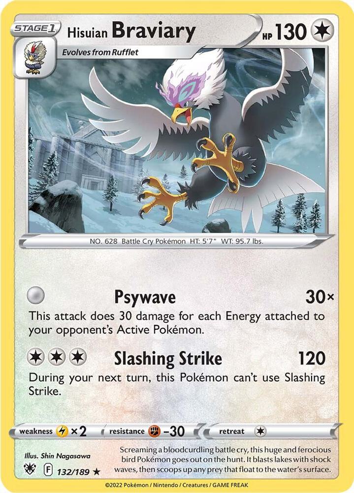 [Reverse Holo] ASR 132/189 Hisuian Braviary R