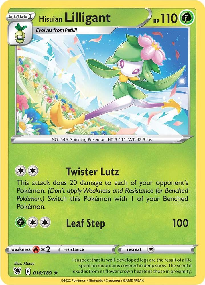 [Reverse Holo] ASR 016/189 Hisuian Lilligant RH