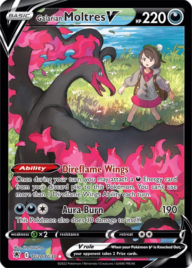 ASRTG TG20/TG30 Galarian Moltres V SR