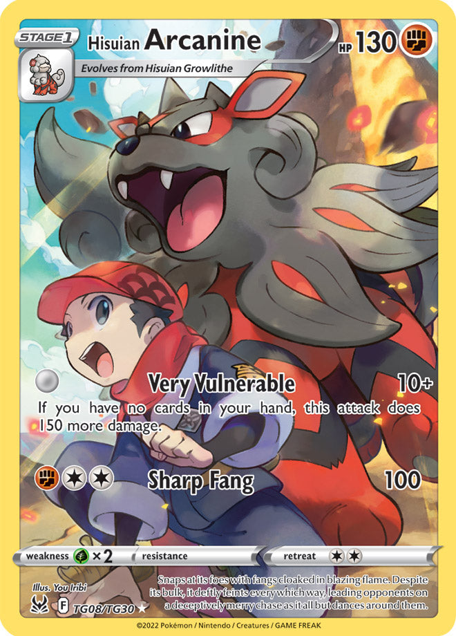 LORTG TG08/TG30 Hisuian Arcanine SR