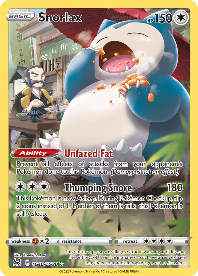 LORTG TG10/TG30 Snorlax SR