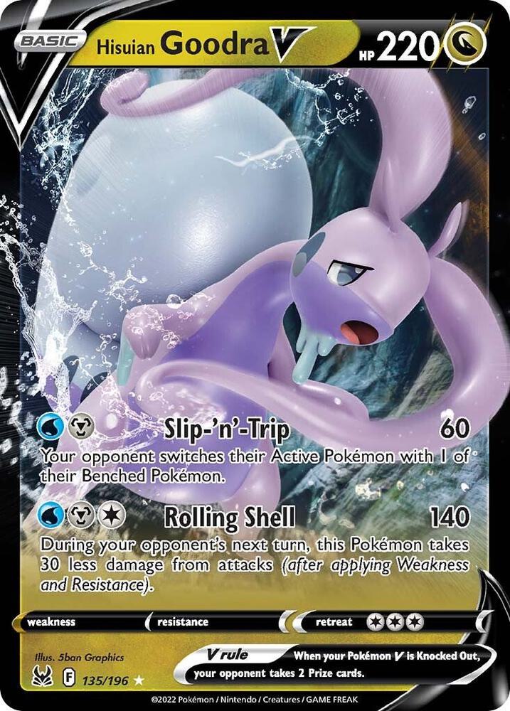 LOR 135/196 Hisuian Goodra V SR