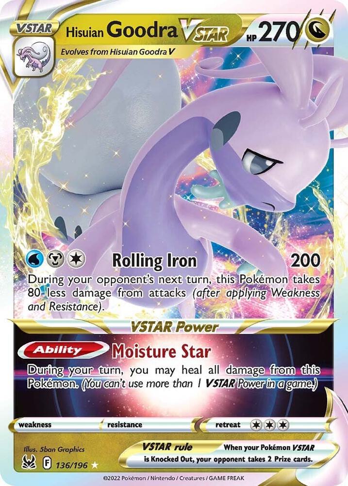 LOR 136/196 Hisuian Goodra VSTAR SR