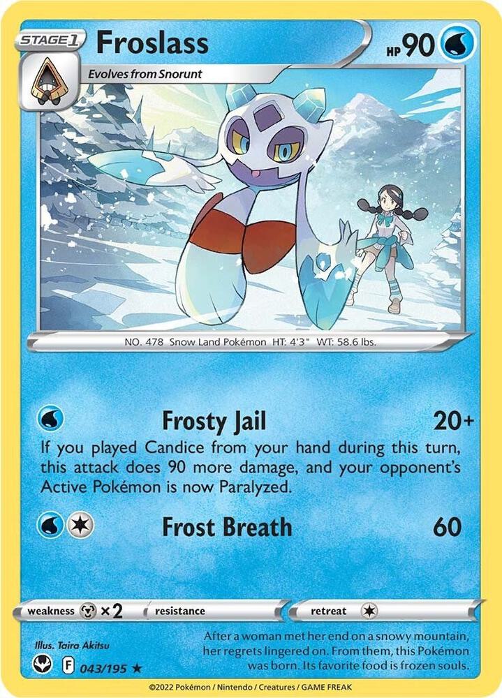 [Reverse Holo] SIT 043/195 Froslass R