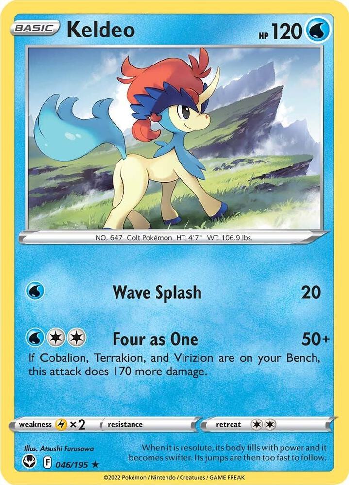 [Reverse Holo] SIT 046/195 Keldeo R