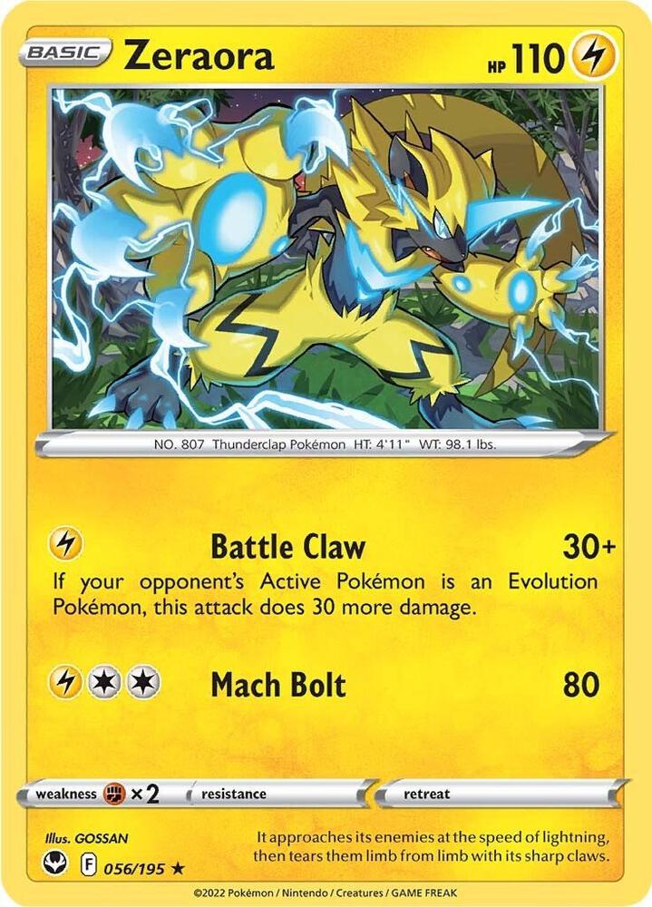 [Reverse Holo] SIT 056/195 Zeraora R