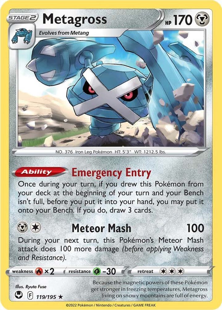 [Reverse Holo] SIT 119/195 Metagross RH