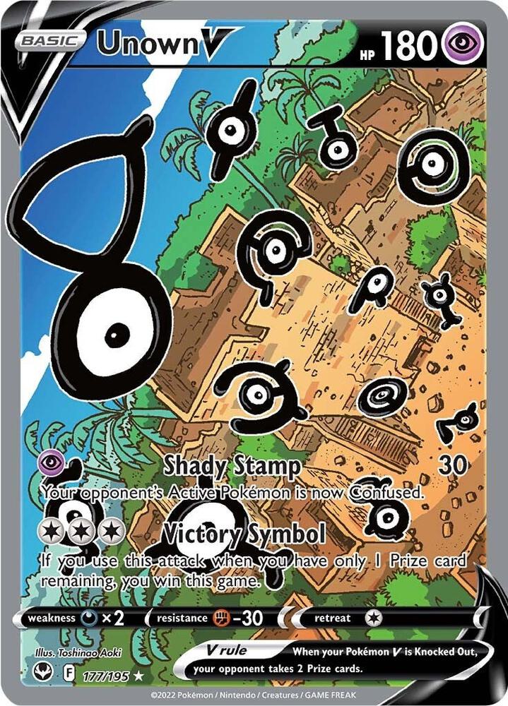 SIT 177/195 Unown V SR