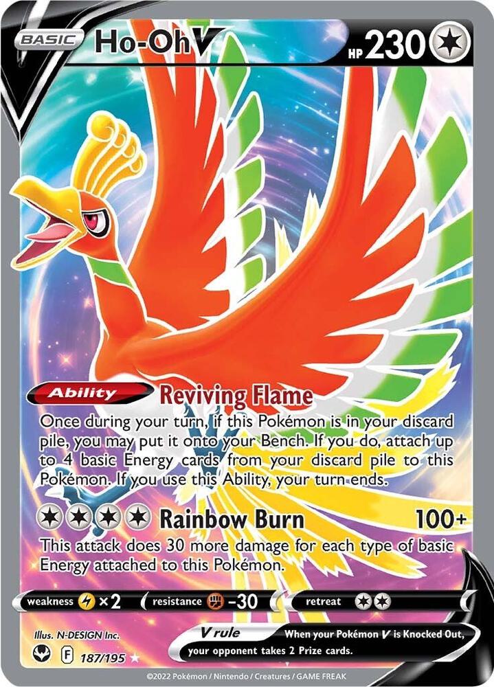 SIT 187/195 Ho-Oh V SR