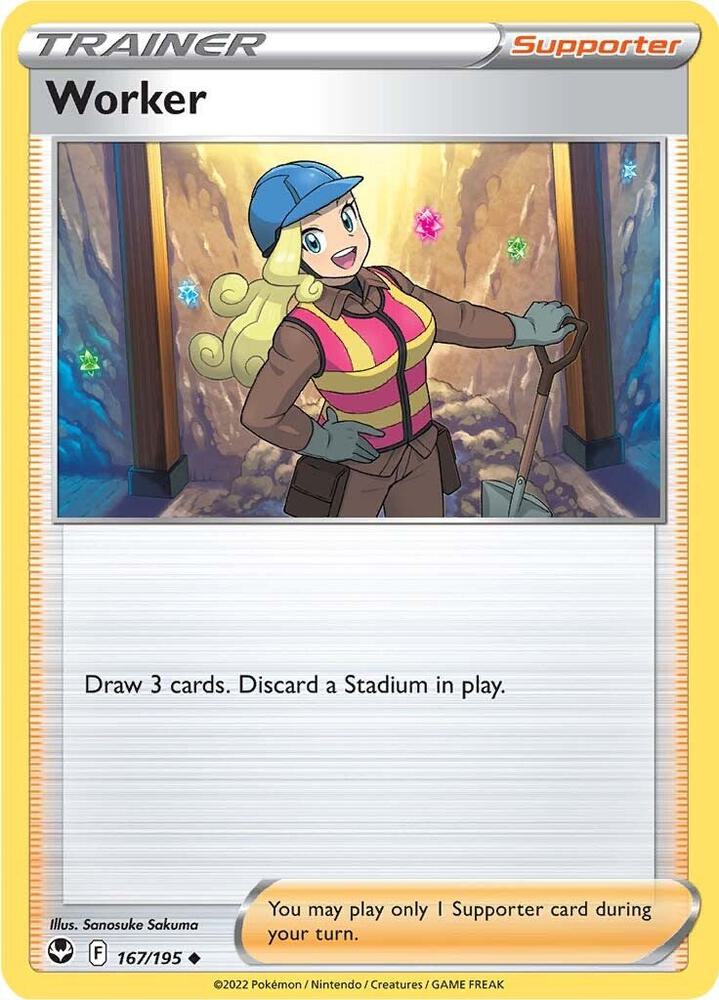 [Reverse Holo] SIT 167/195 Worker U