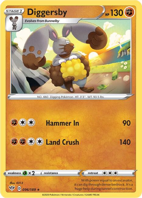 [Reverse Holo] DAA 096/189 Diggersby R