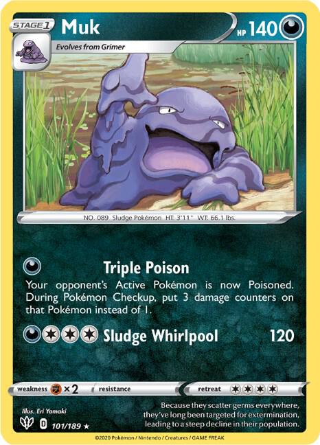 [Reverse Holo] DAA 101/189 Muk R